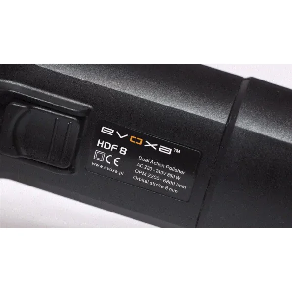  Evoxa HDF8 maszyna polerska Dual Action, skok 8mm 