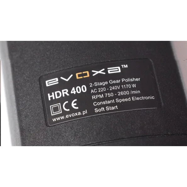  EVOXA HDR 400 maszyna polerska rotacyjna 
