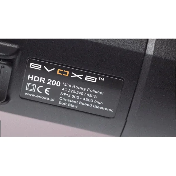 EVOXA HDR 200 maszyna rotacyjna MINI, talerz 75mm 
