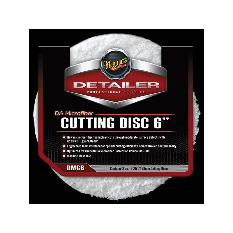 Meguiar's DA Microfiber Cutting Disc 6'' (2-pack)
