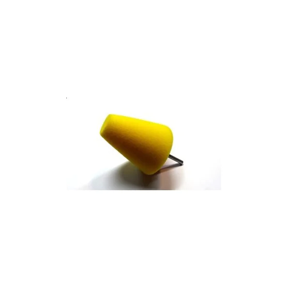  Stożek polerski 80mm żółty - średni 