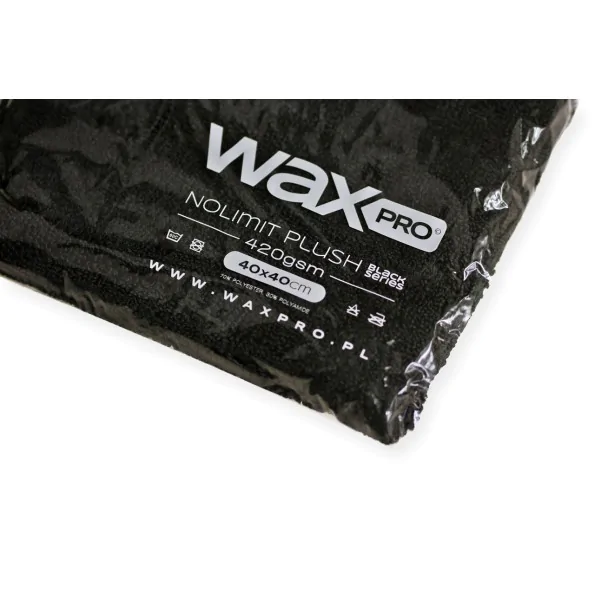  waxPRO NoLimit Plush Black Series 420gsm 40x40cm 
