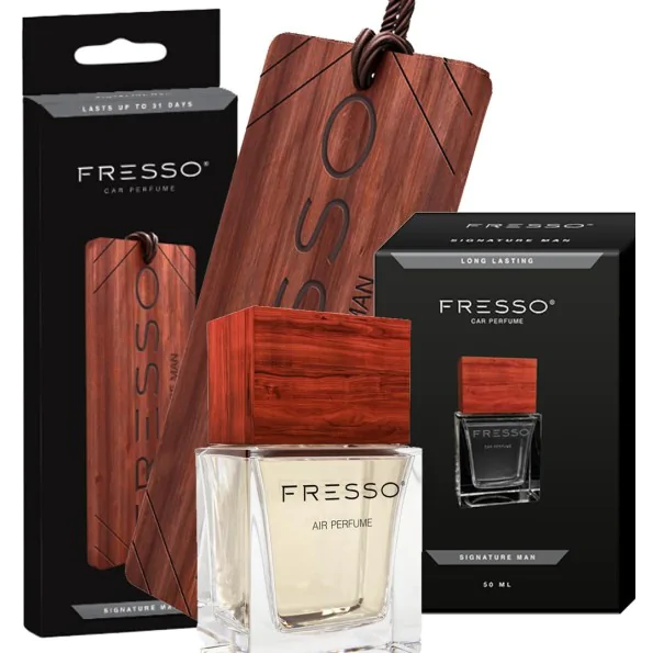  Zestaw Fresso Signature Man - perfumy + zawieszka 