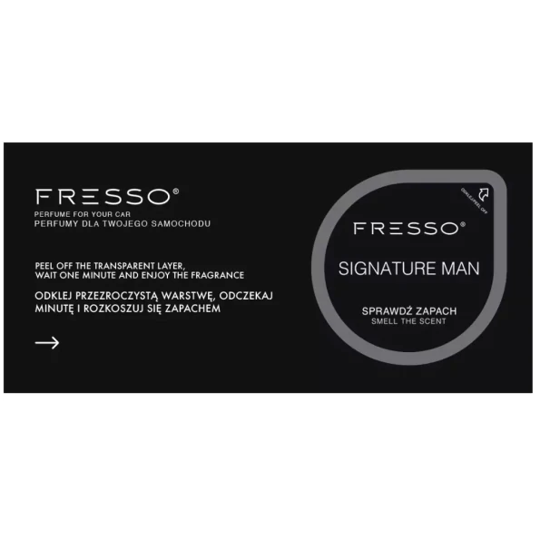  Fresso Karta zapachowa Signature Man TESTER 