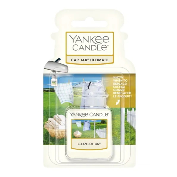  Yankee Candle CAR JAR zapach CLEAN COTTON 