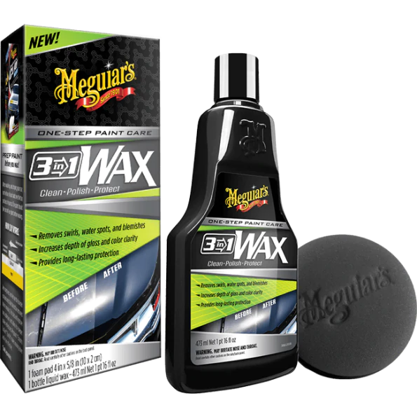  Meguiar's 3in1 Wax - czyści nabłyszcza zabezpiecza 