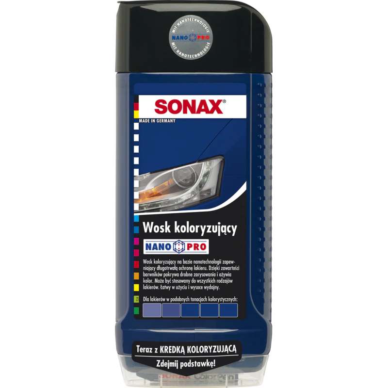 Sonax wosk koloryzujący NANO PRO 250ml niebieski