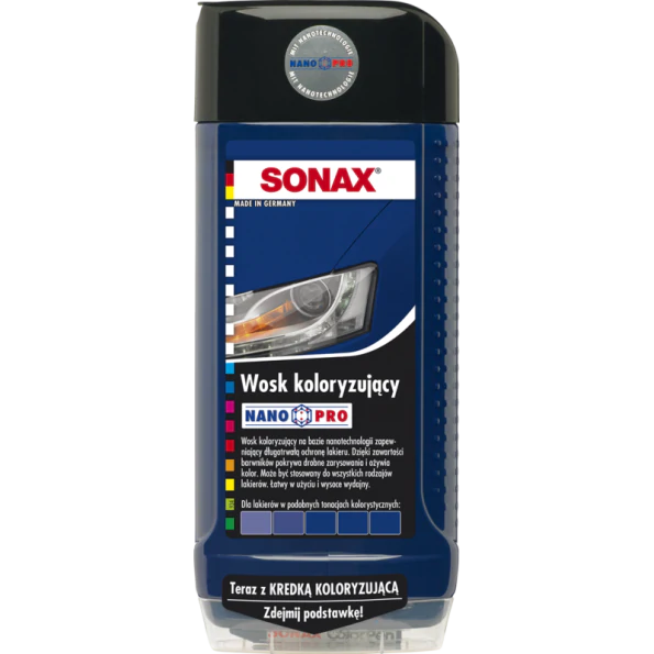 Sonax wosk koloryzujący NANO PRO 250ml niebieski 