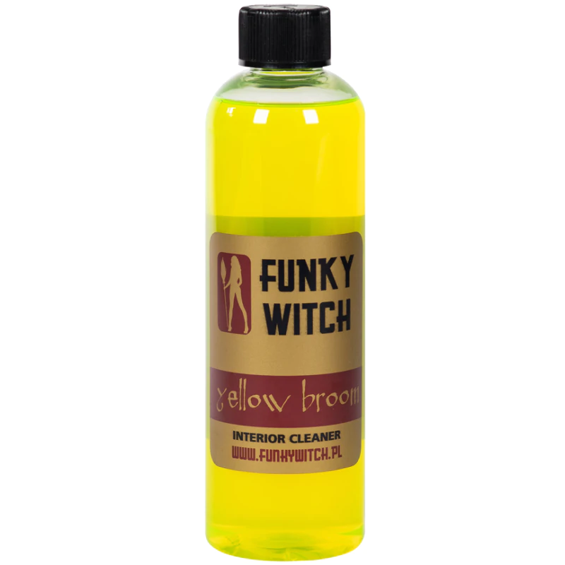 Funky Witch Yellow Broom Interior Cleaner 500ml