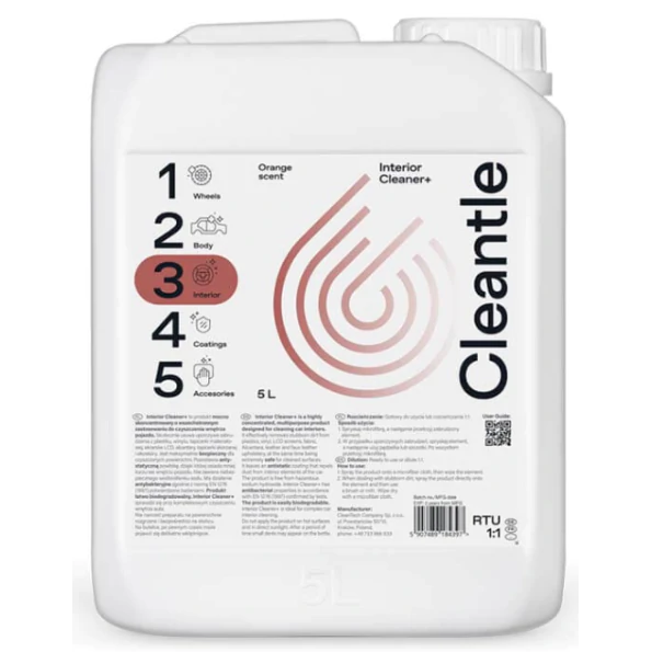  CLEANTLE Interior Cleaner+ 5L 