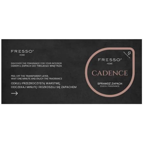  Fresso Karta zapachowa Home Cadence TESTER 