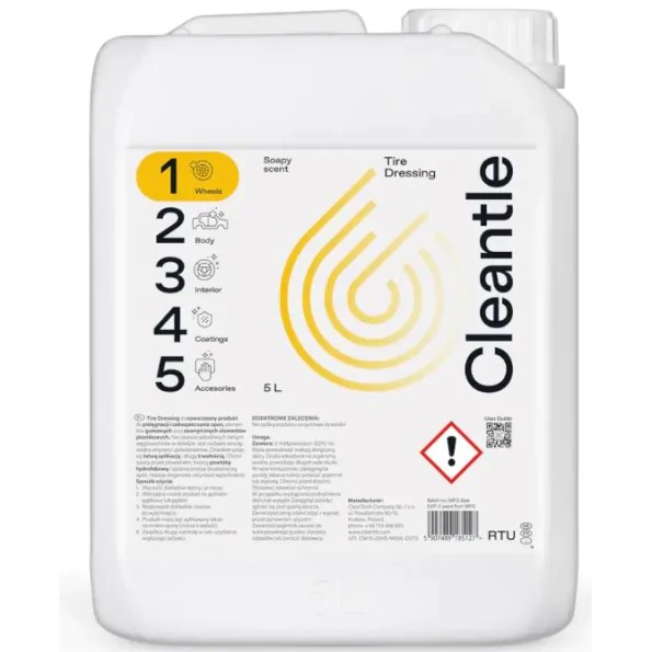  CLEANTLE Tire Dressing 5L 