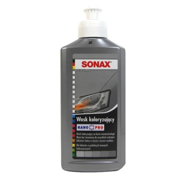  Sonax wosk koloryzujący NANO PRO 250ml srebrny 