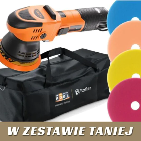  Zestaw z maszyną ADBL Roller D09125-02 i padami polerskimi 