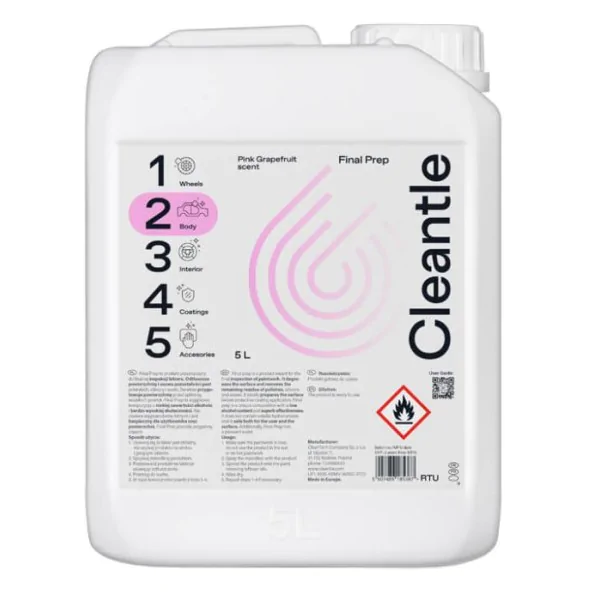  CLEANTLE Final Prep 5L 