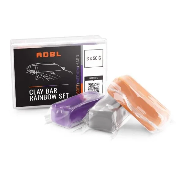  ADBL Clay Bar Rainbow Set 3x50g 