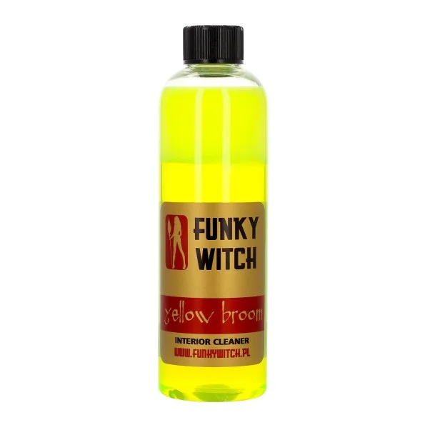  Funky Witch Yellow Broom Interior Cleaner 500ml 