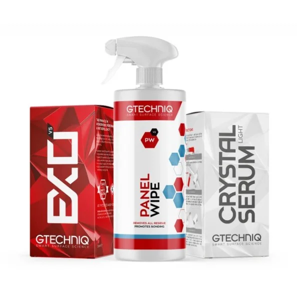  Gtechniq zestaw PW + Crystal Serum Light + EXO 30ml 