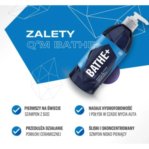  Gyeon Q2M Bathe+ 500ml szampon z kwarcem 
