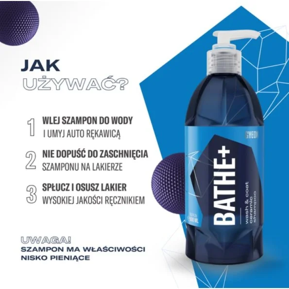  Gyeon Q2M Bathe+ 500ml szampon z kwarcem 