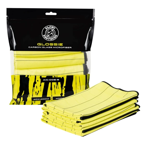  BlendBrothers GLOSSIE Carbon Glass Microfiber 40x40cm 400gsm 5pack 