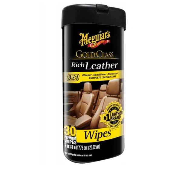  Meguiar's Rich Leather Wipes 