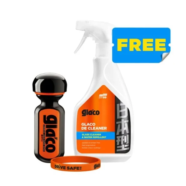  Soft99 Ultra Glaco + Glaco De Cleaner + Opaska DRIVE SAFE 