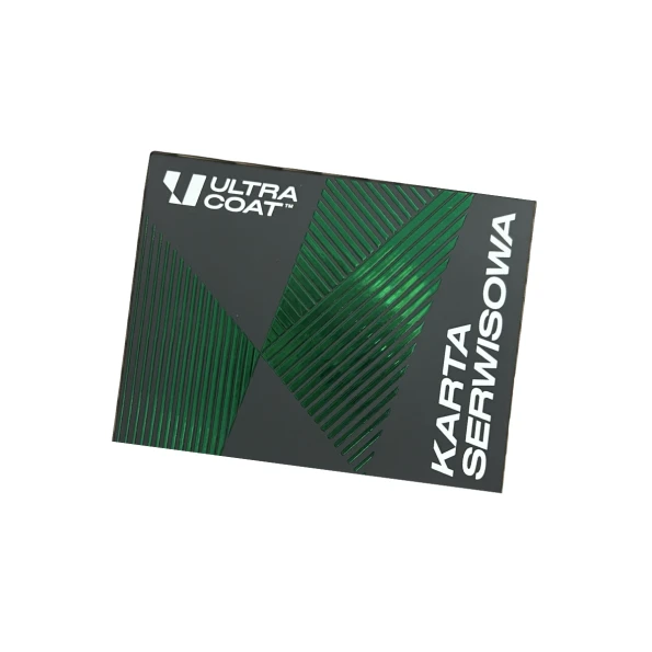 Ultracoat karta serwisowa 1 szt 