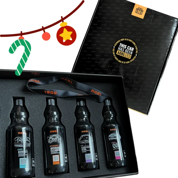  ADBL świąteczny ZESTAW NA PREZENT | ADBL QD1 + ADBl interior Cleaner + ADBL Bonnet + Adbl Glass Cleaner 
