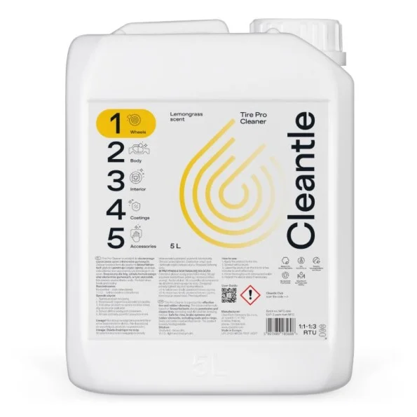  CLEANTLE Tire Pro Cleaner 5L 