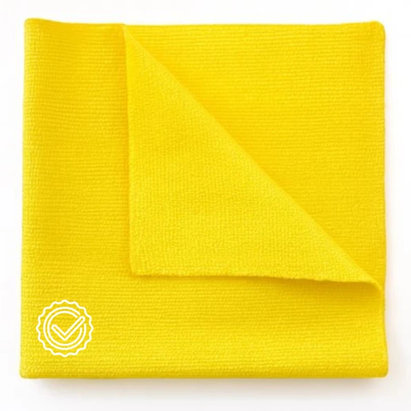  Clinic4car Mikrofibra 40x40 bez krawędzi 320g żółta 