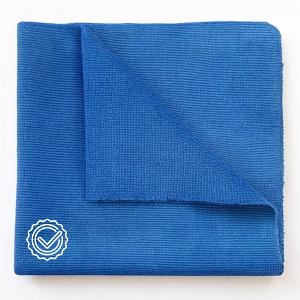  Clinic4car Mikrofibra 40x40 bez krawędzi 320g niebieska 