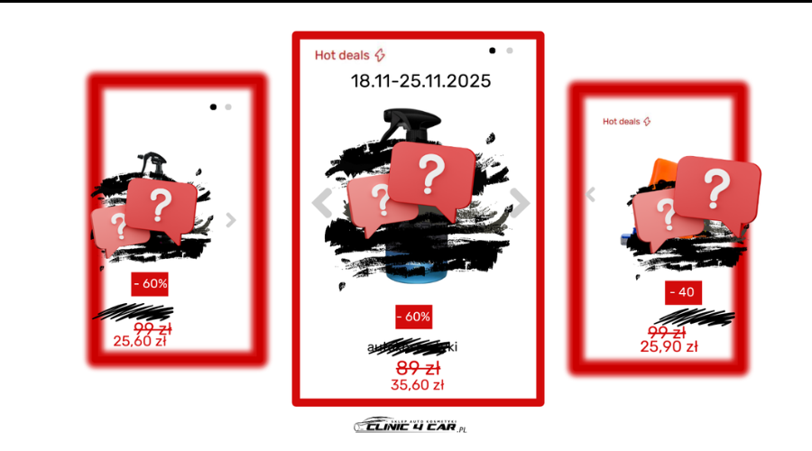 Hot Deals w Clinic4Car – rabaty nawet do -70%! Najlepsze okazje listopada na kosmetyki i akcesoria samochodowe